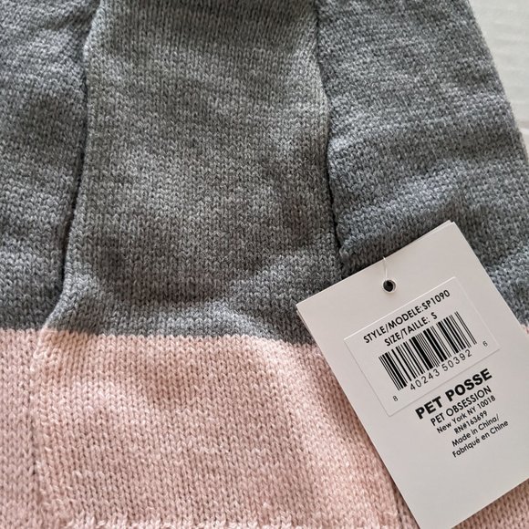 Pet Posse Knit Winter Sweater - S - Picture 5 of 7